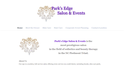 Desktop Screenshot of parksedgesalon.com