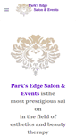 Mobile Screenshot of parksedgesalon.com